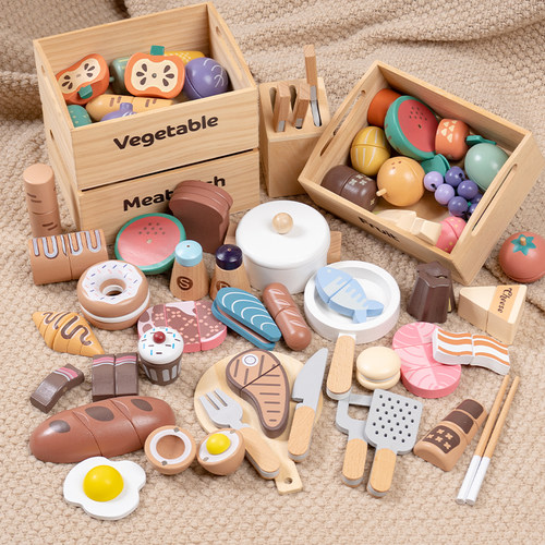 儿童水果蔬菜切切乐过家家玩具