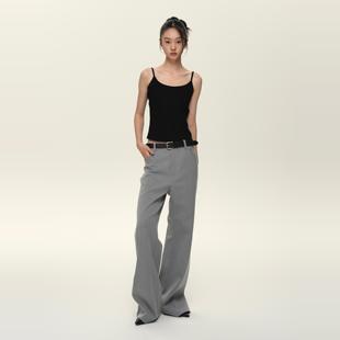 」Set 微喇TR混纺面料垂感西裤 for 通勤修身 百搭 life 「枪枪同款