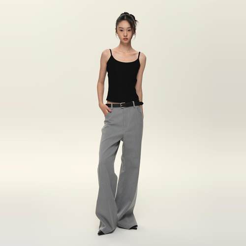 Setforlife通勤百搭微喇西裤