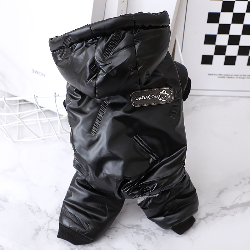 狗狗衣服2025新款冬装小狗冬天小型犬加厚保暖按扣式防掉毛四脚衣