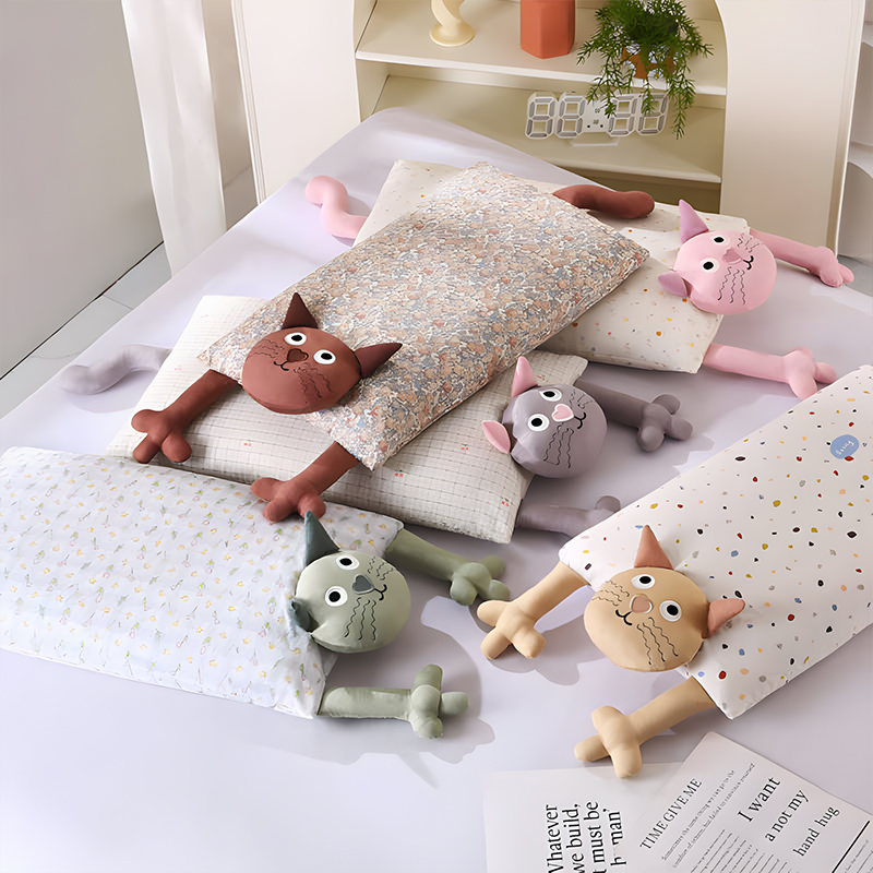 狗狗睡觉枕头小狗专用小型犬比熊靠枕双层抱枕靠枕宠物用品雪纳瑞