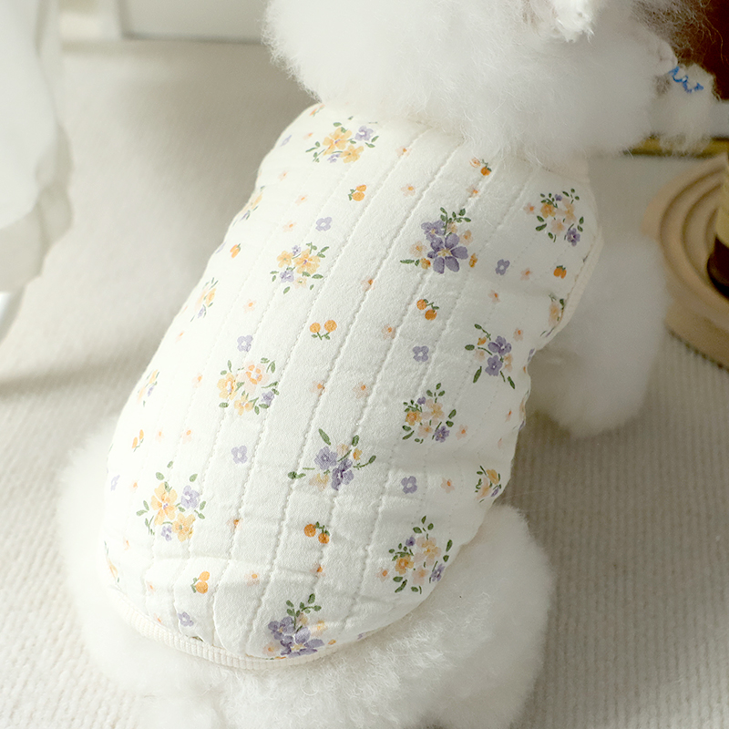 泰迪狗衣服两脚保暖马甲