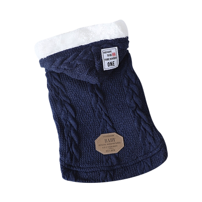 小奶狗专用加绒两脚衣