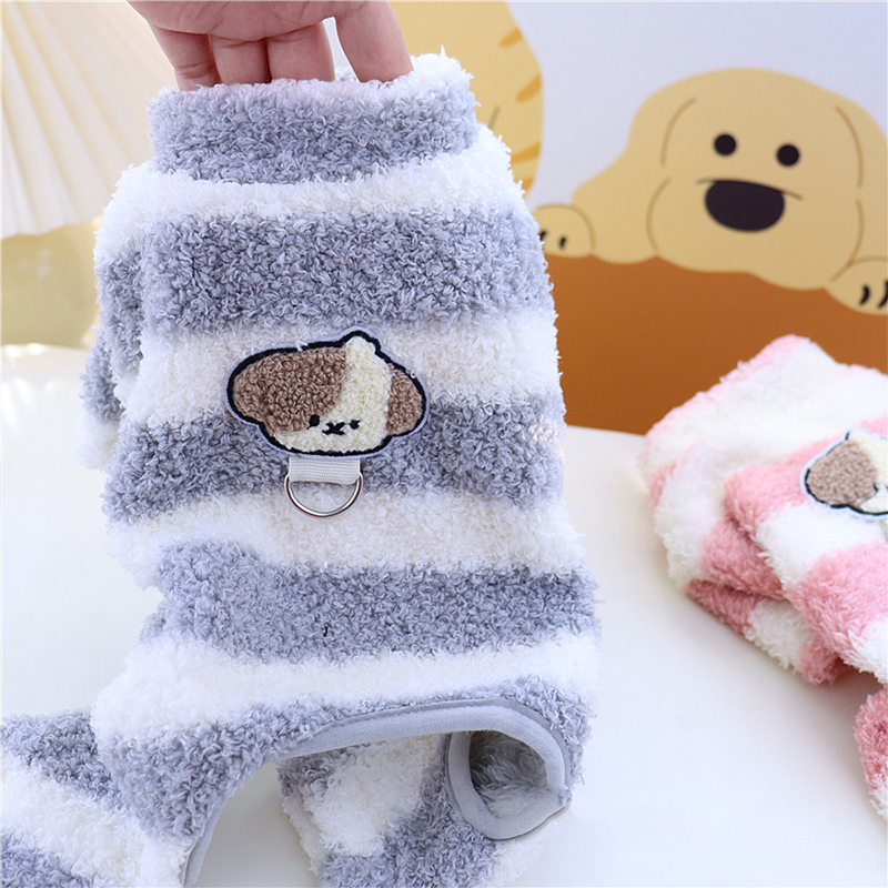 狗狗衣服2025新款冬小狗小型犬博美四脚宠物户外加绒厚款棉衣比熊