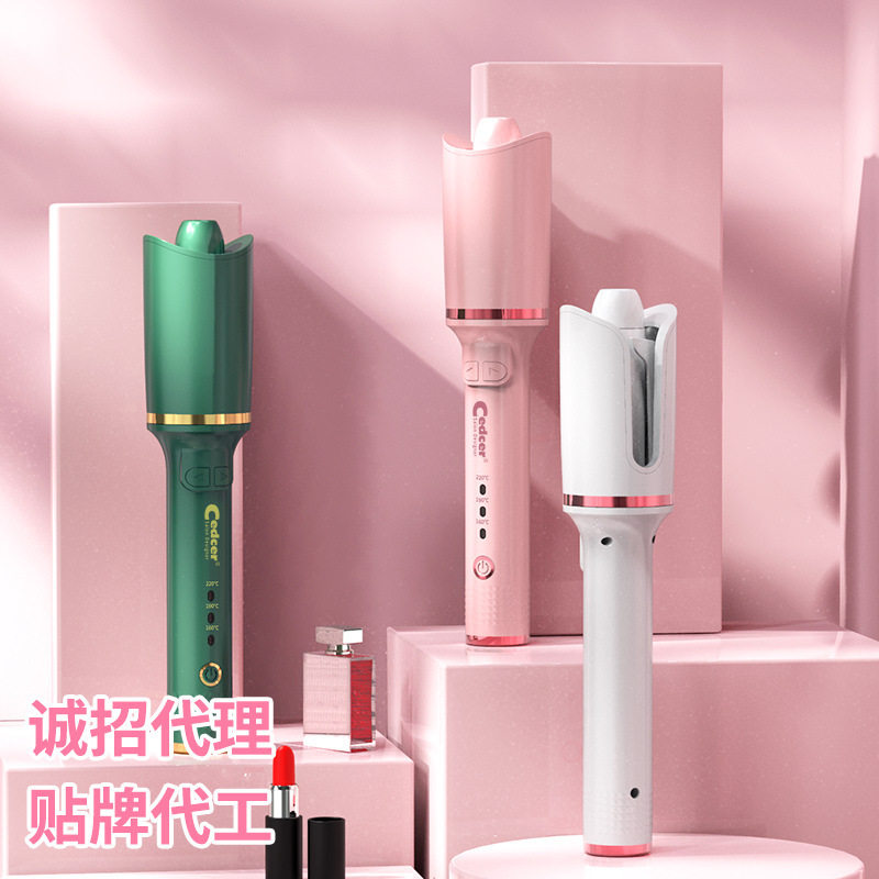 多色可选全自动螺旋电动旋转卷发棒懒人卷发器