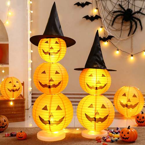 HalloweenPaperPumpkinLantern