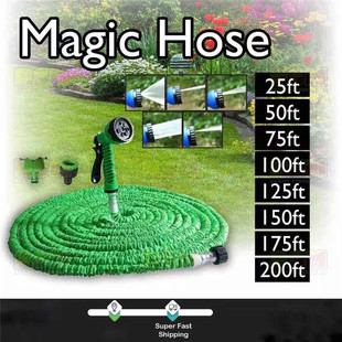 water gun car Metal garden hose wash pipe telescopic