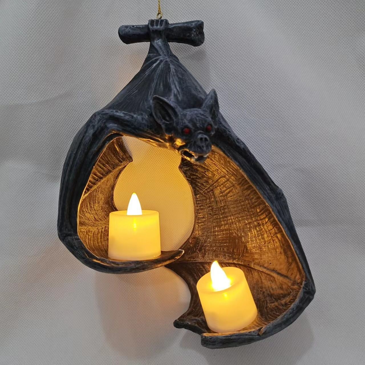 BatWallCandlestickResin