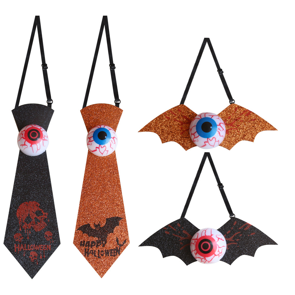 Halloweenglowingeyeballtie