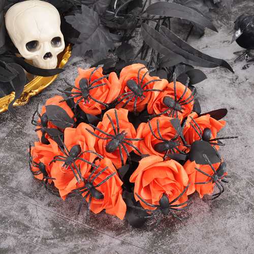 HalloweenSkullRoseSpiderBranch