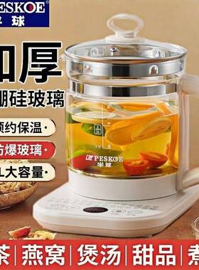 家用1.8升养生壶2-3人多功能保温烧水壶办公室煮茶花茶
