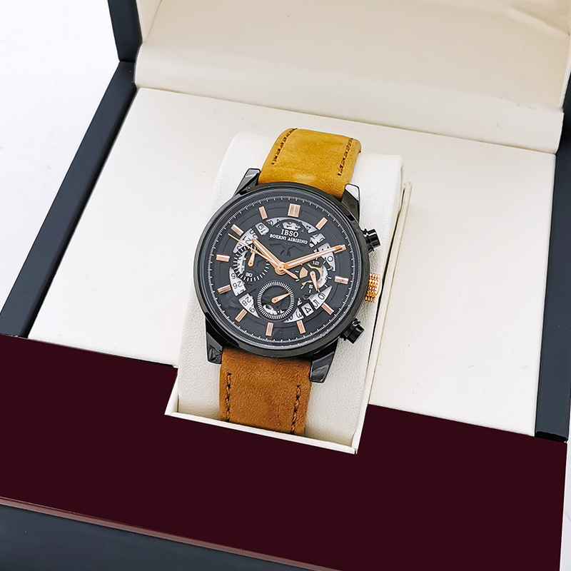 IBSO新款手表男多功能时尚潮流
