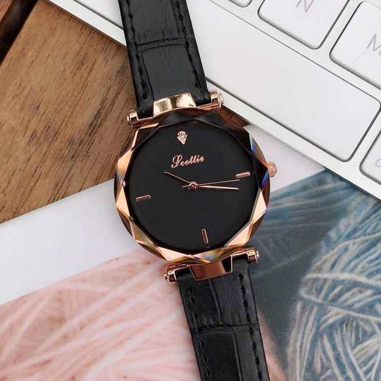 进口机芯休闲石英潮流皮带手表