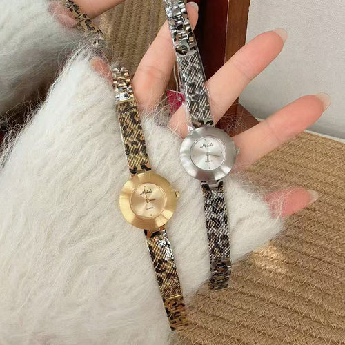 个性女表豹纹带韩版轻奢商务腕表