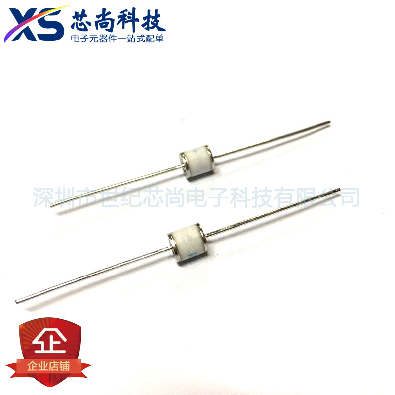 UN2E5-90L陶瓷气体放电管90V 5.5*6MM防雷管2R090-5 电流5KA