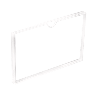 亚克力卡槽插盒插槽A4A5资料盒子透明有机塑料照片广告展示板定制