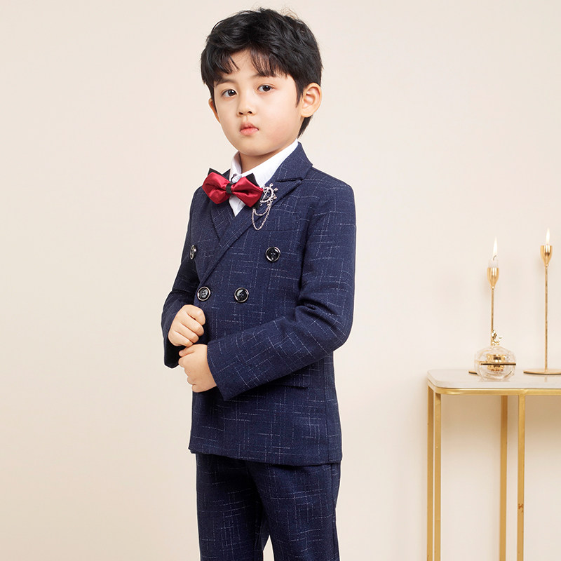 儿童西装三件套男孩宝宝秋冬加厚