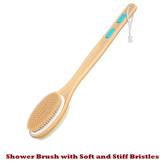 Shower Brush Long Handle Back Scrubber Body Exfoliator