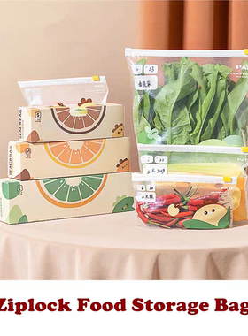 Ziplock Food Storage Bags Resealable Plastic Bags Snack55pcs