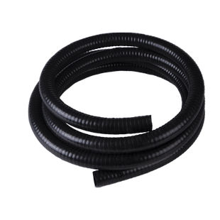格池黑色水管过滤器鱼池水泵配套波纹软管橡胶20/25/32/38/50