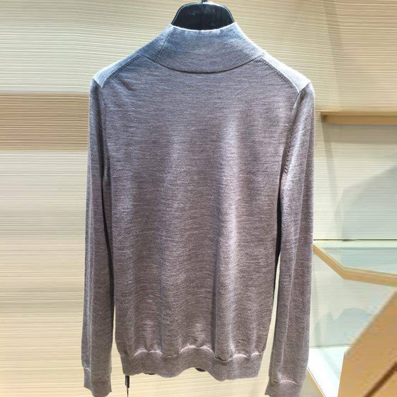 阿瑪施女装旗舰店官网2020秋冬新款纯色半高领羊毛针织打底衫毛衣
