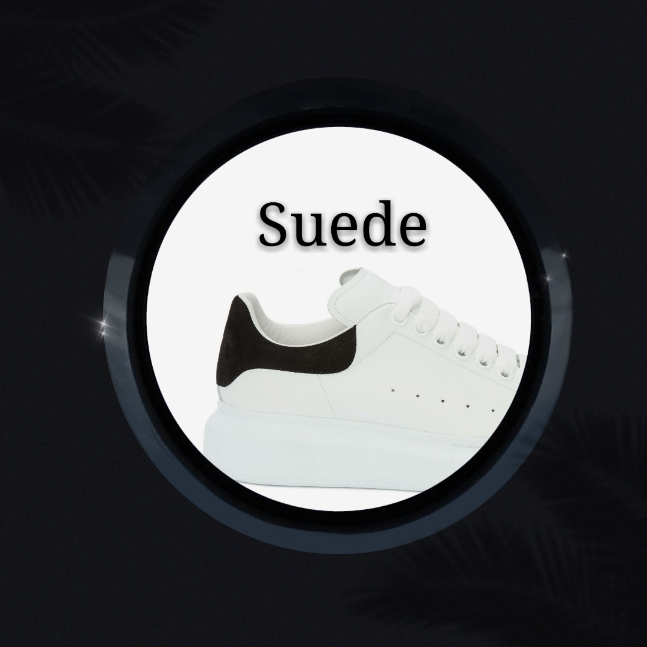 thumbnail for fashion versatile leather white shoes LINK-