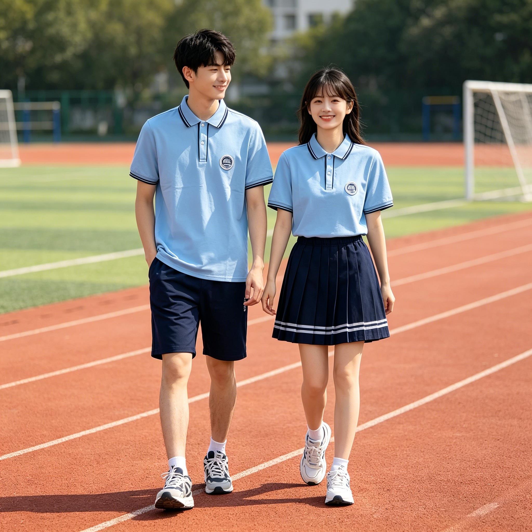 松永服饰中学部男女校服