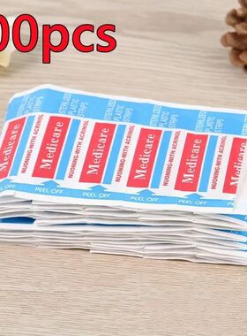 100Pcs Waterproof Band-Aids Adhesive Bandages First Aid Medi