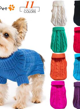 Pet Dog Sweaters Winter Pet Clothes for Small Dogs Warm Swea