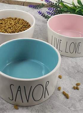 Ceramic pet bowl ceramic dog bowl dog bowl cat bowl water