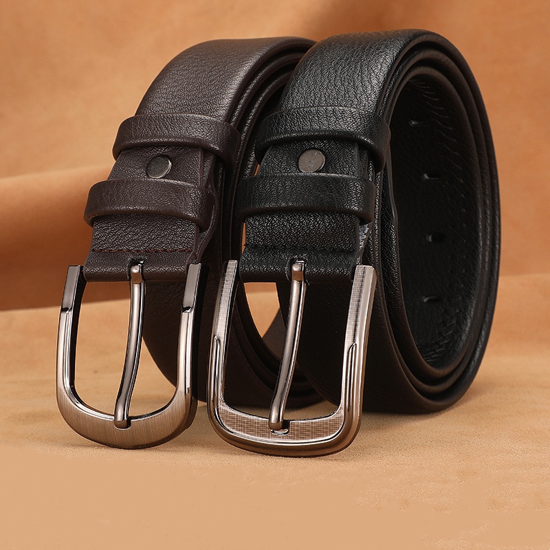 Mens Waist Belt Men Belts Leather Man For Jeans Black Male