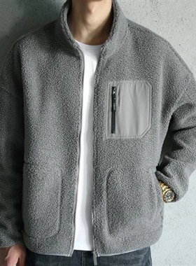 Winter Jacket Men Lamb Wool Coat Cotton Mens Jackets 男夹克