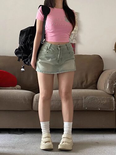 辣妹牛仔短裤女夏季新款裤裙子