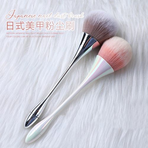 日式小蛮腰美甲粉尘刷幻彩极光色工具长柄腮红刷扫散粉化妆刷软毛