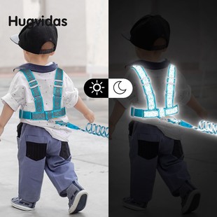 防走失带牵引绳防丢儿童安全绳宝宝防丢失手环防丢绳背带溜娃神器