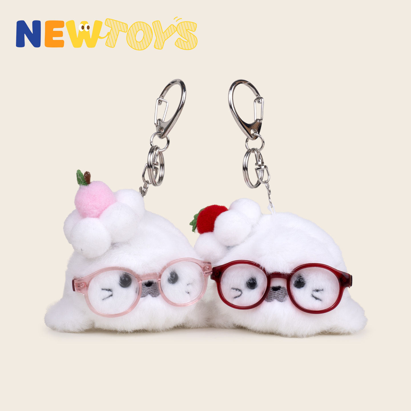 NewToys 可爱眼镜海豹BB叫毛绒公仔玩偶书包包挂件车钥匙扣挂饰女,服饰配件/皮带/帽子/围巾,包挂件,淘宝优惠券,粉丝福利购,淘宝优惠卷