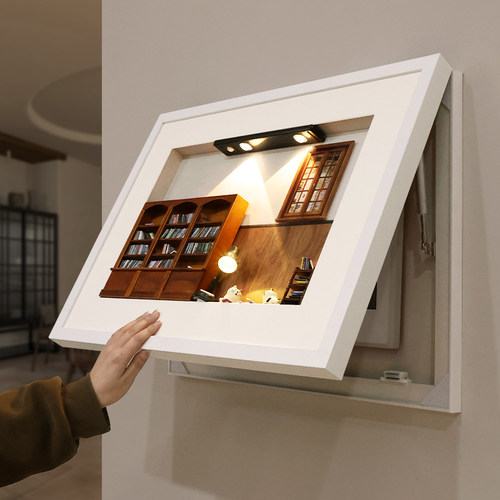 磁吸电表箱装饰画diy置物2025新款配电箱遮挡挂画电闸开关盒壁画