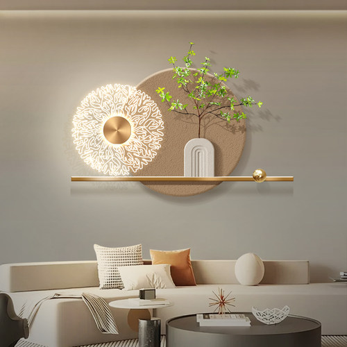 仿真绿植立体环保客厅氛围灯画