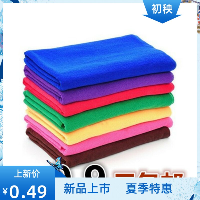 毛巾足浴理发店美容院专用吸水包头小超细纤维不掉毛酒店白色家用