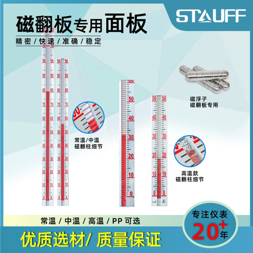 STAUFF磁翻板液位计面板