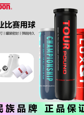 天龙网球比赛专用球高弹力耐打有压球P4pound训练球P3罐装比赛球