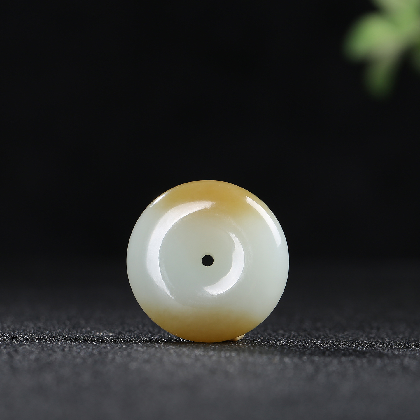 和田玉糖玉白玉平安扣挂件