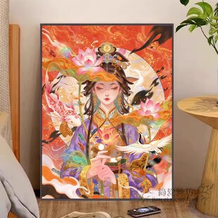 高颜值十字绣2026新款满绣繁华入梦半成品自己绣小件刺绣钻石贴画