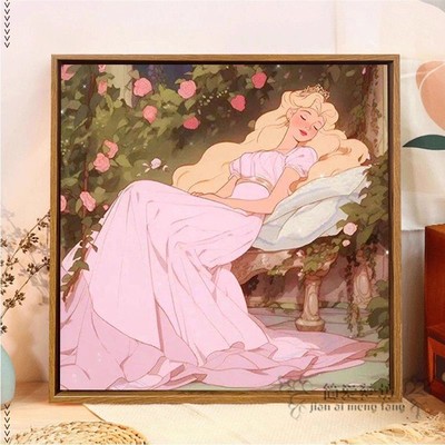 高级感十字绣2025新款满绣卡通童话故事睡美人手工diy刺绣钻石画