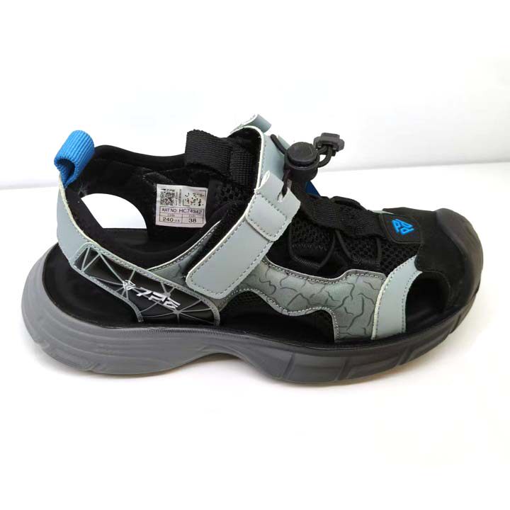 2025夏季新款七波辉童鞋大男童休闲凉鞋儿童包头沙滩鞋护脚