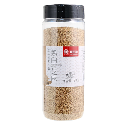 熟黑白芝麻粒236g崔字牌