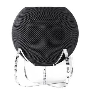 适用苹果蓝牙音响支架Homepod mini桌面悬浮防震底座亚克力支架
