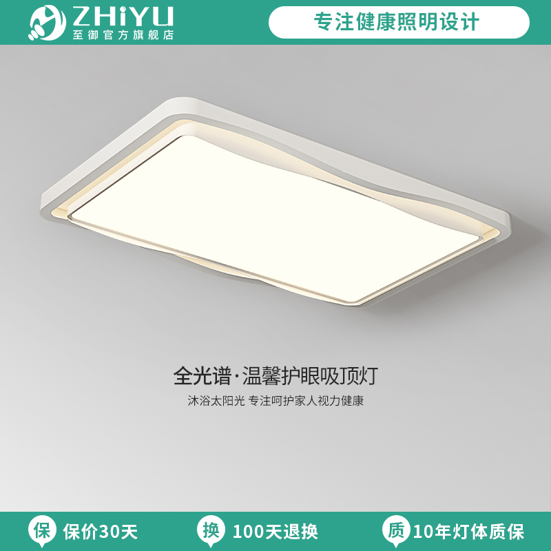 现代简约全光谱护眼主御吸顶灯