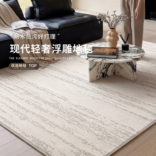 兴连心高级感硅藻丝地毯防水防污