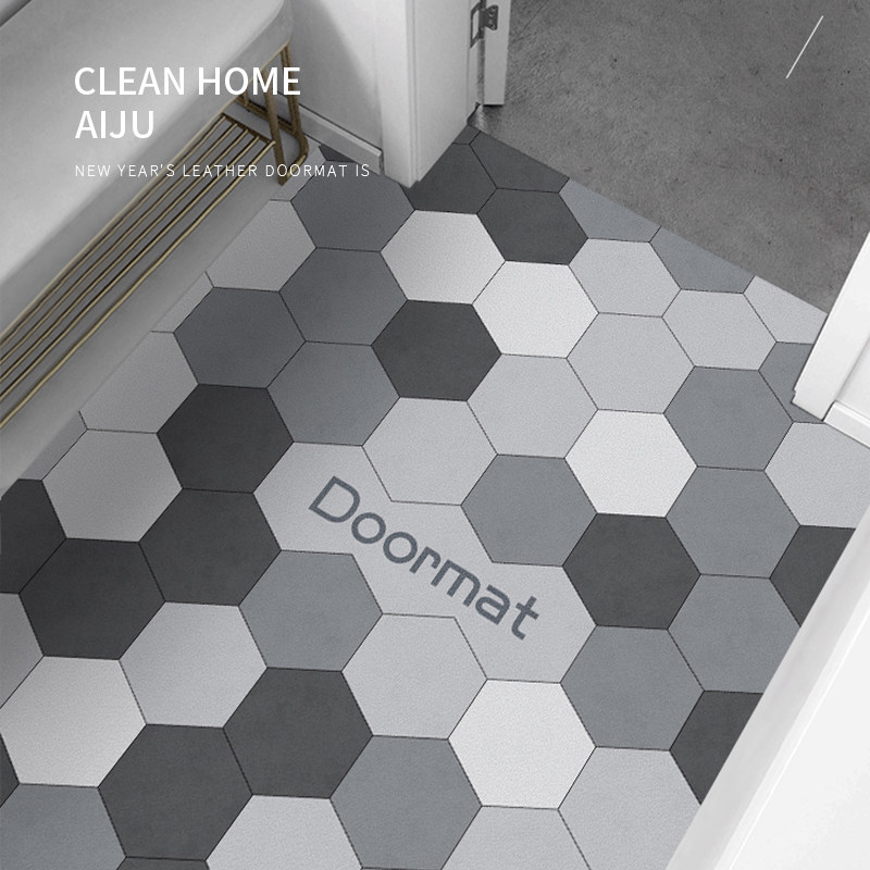 入户门地垫门口进户门2023新款家用PVC可擦免洗防滑耐脏门垫脚垫